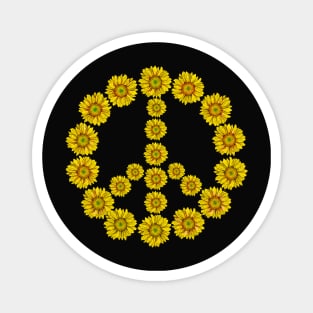 Sunflower peace Magnet